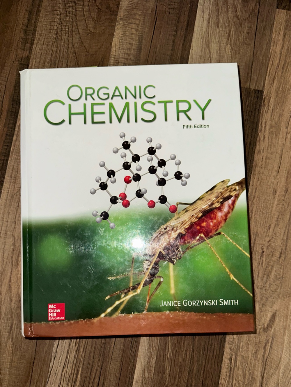 Janice Gorzynski Smith Organic Chemistry 5th edition hardcover with study guide